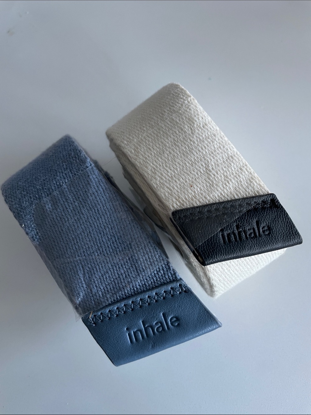 Lululemon Inhale Yoga Strap — Blue or Cream